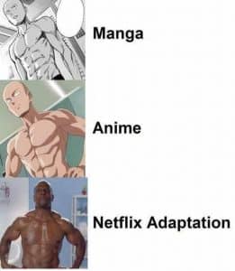 netflix adaptation meme