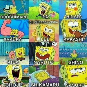 Meme lucu anime spongebob