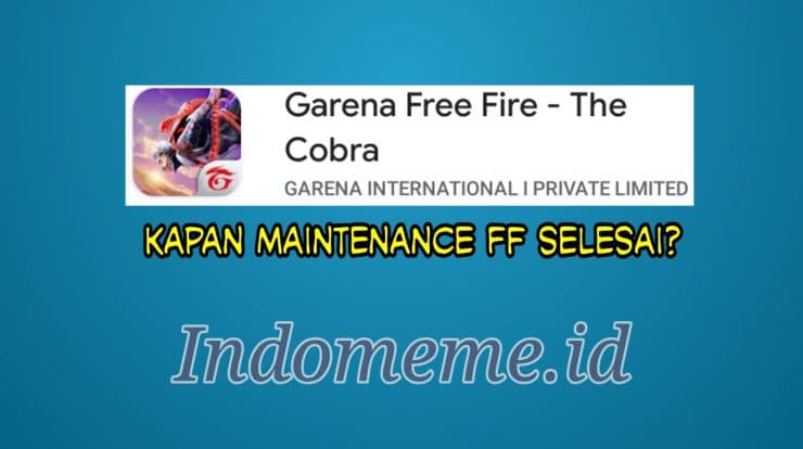 Jam Berapa Maintenance Free Fire Selesai