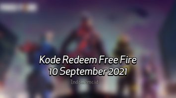 Kode Redeem FF 10 September 2021