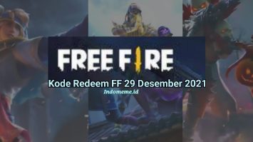 Kode Redeem FF 29 Desember 2021