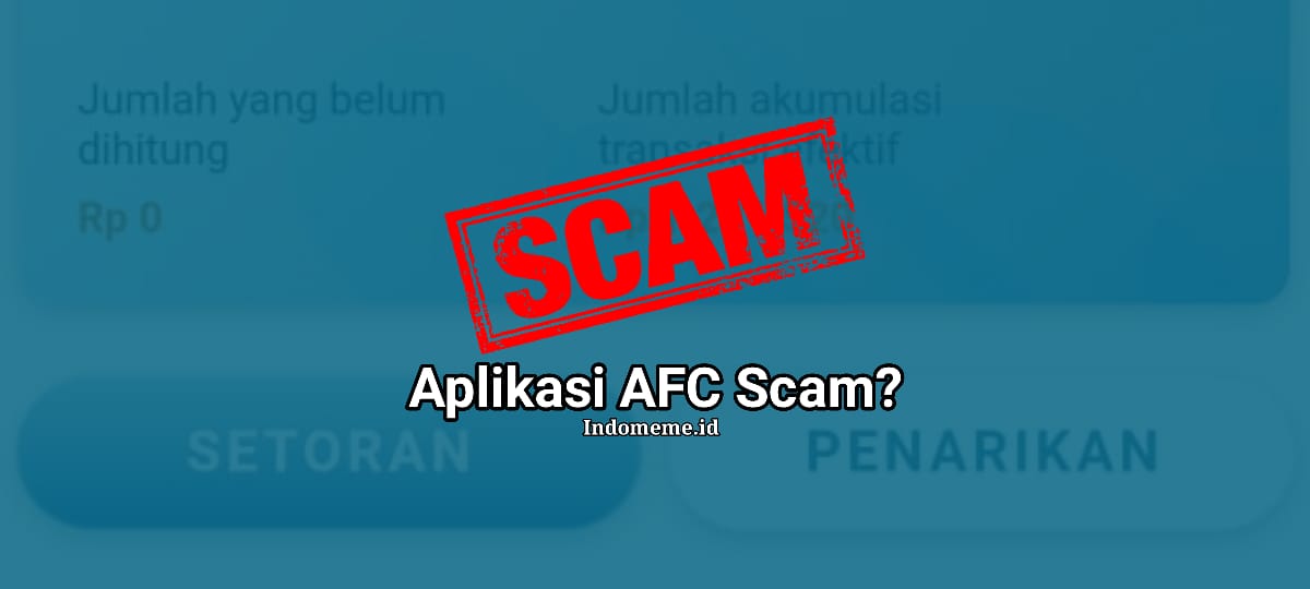 Aplikasi AFC Scam