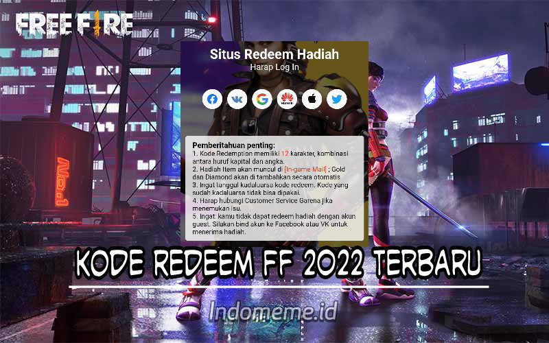 Kode Redeem FF 26 Februari 2022