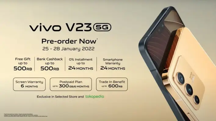 Spesifikasi dan Harga Vivo V23 5g Terbaru